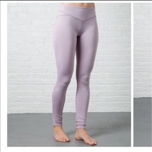 Purple Crane & Lion leggings